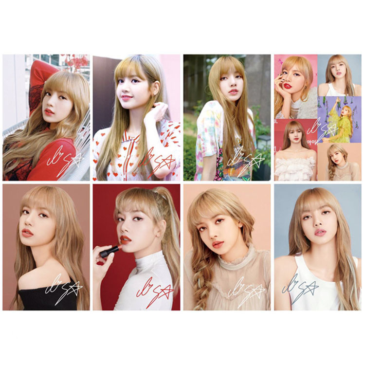 Poster Lisa Blackpink 8 tấm khổ A3