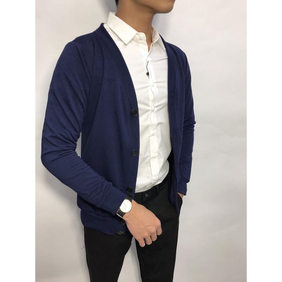 Áo khoác cardigan LEN nam KING tay dài phong cách hàn quốc K125