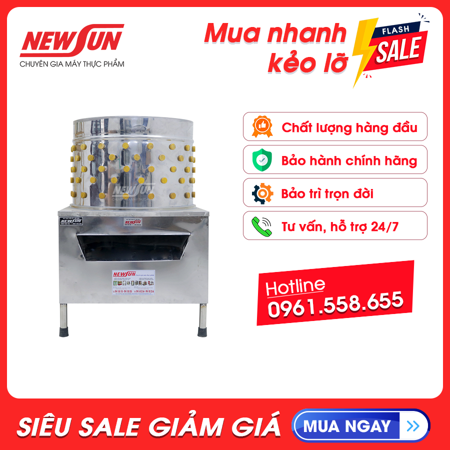 Máy Vặt Lông Gà Vịt NEWSUN 60Cm