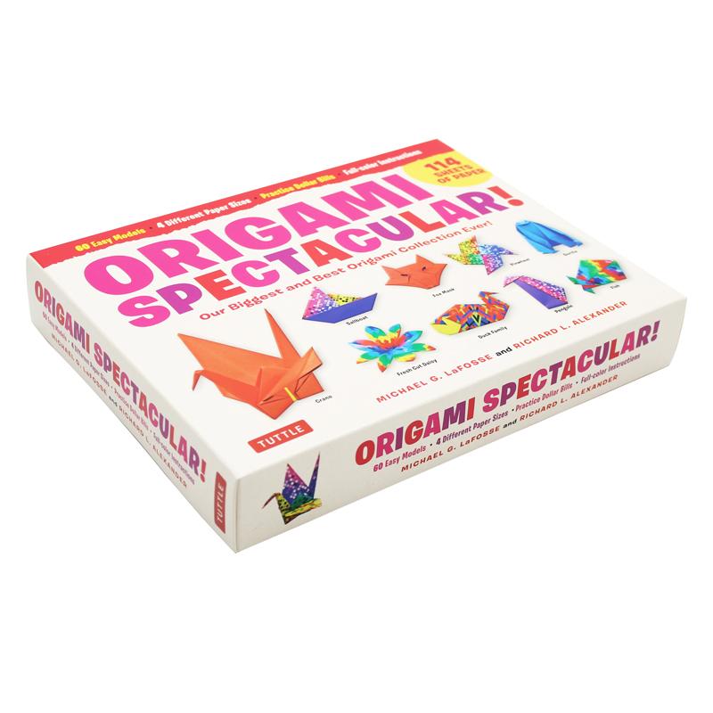 Origami Spectacular Kit: Our Biggest And Best Origami Collection Ever! (114 Sheets Of Paper; 60 Easy Projects To Fold; 4 Different Paper Sizes; Practice Dollar Bills; Full-color Instruction Book)