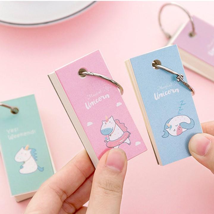 Flashcard học tiếng ngoại ngữ từ vựng 110 trang độc giác unicorn kích thích thị giác VPP150SP1