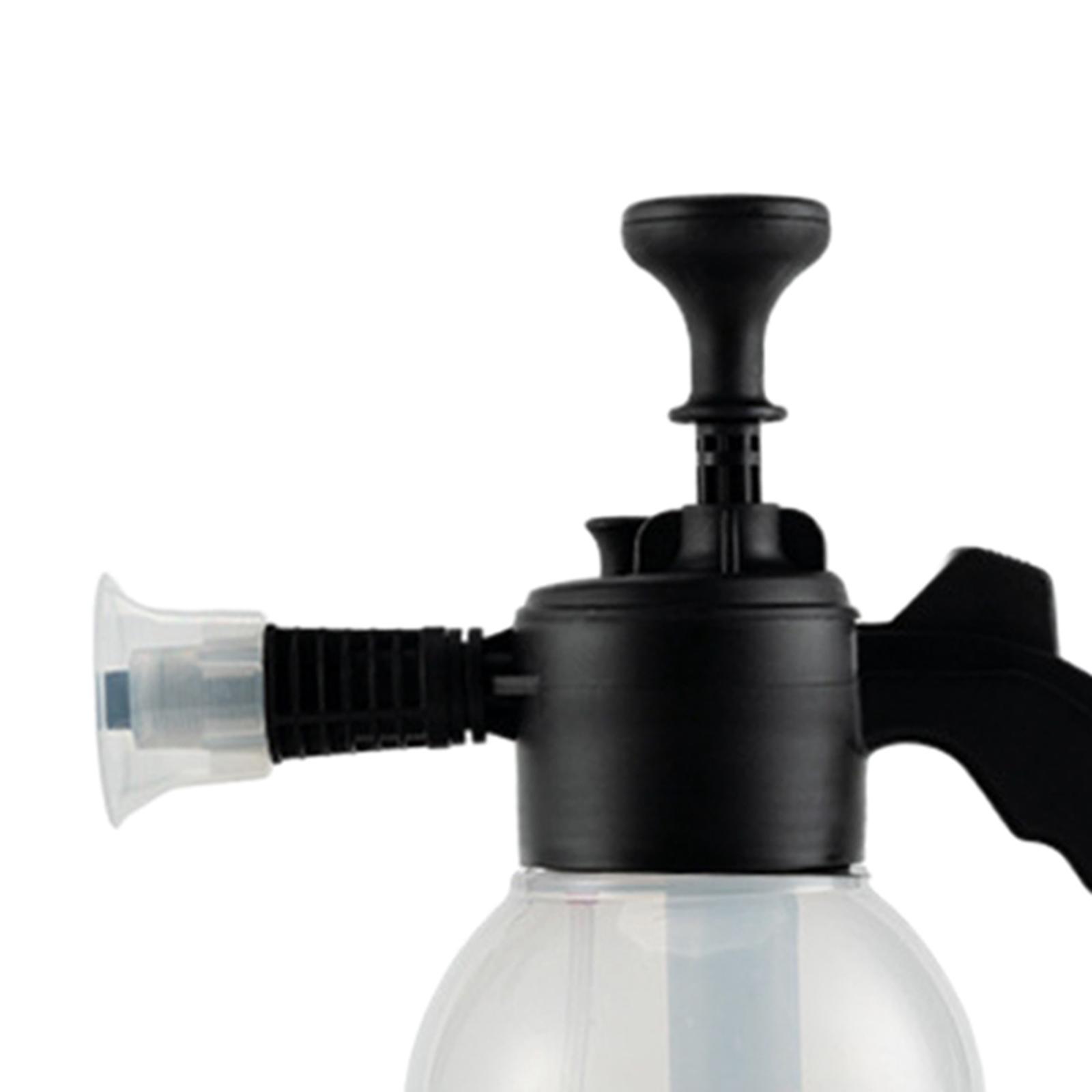 Spray Kettle Manual Foaming Sprayer 60° Spray Range Soap Sprayer Bottle Wind Hand 2L Pressure Foam Sprayer for Home Cleaning