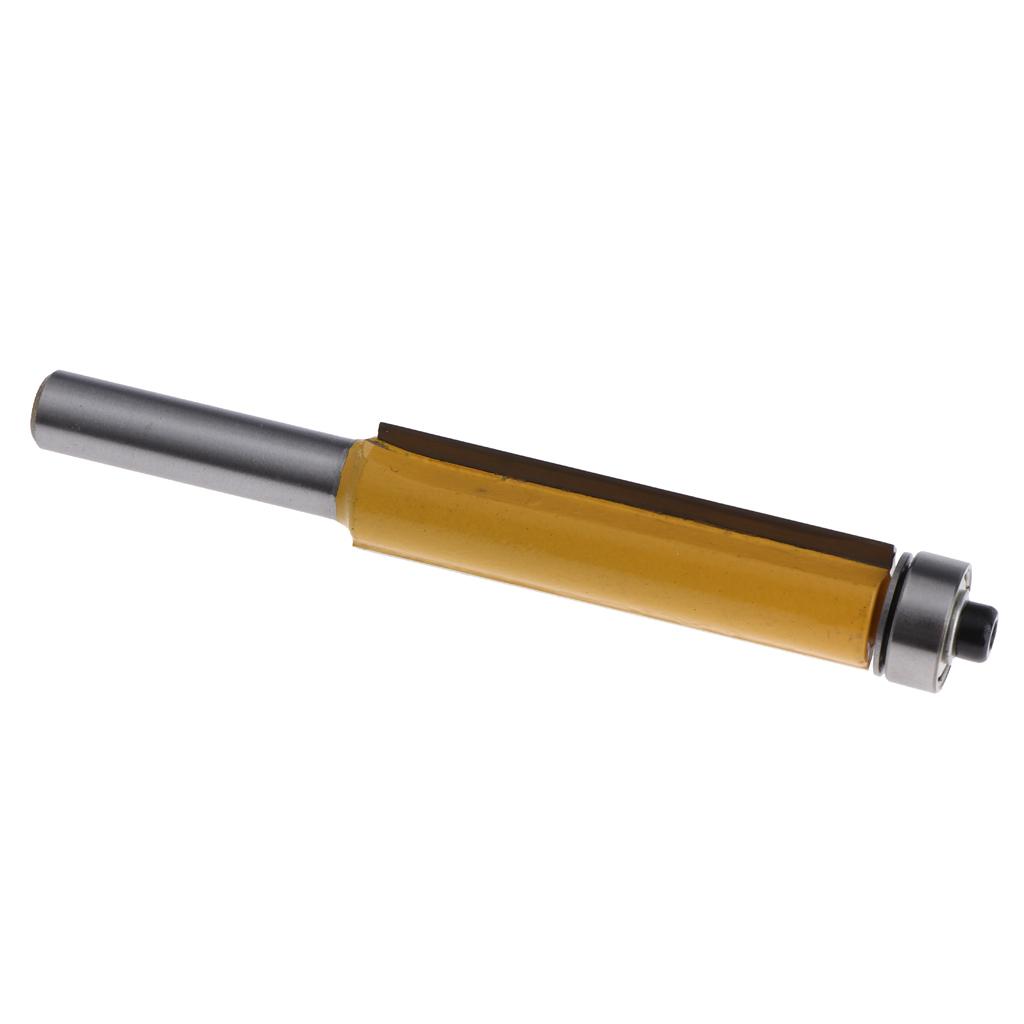 2PCS 8mm Extra Long Straight Router Bit Woodworking Tools
