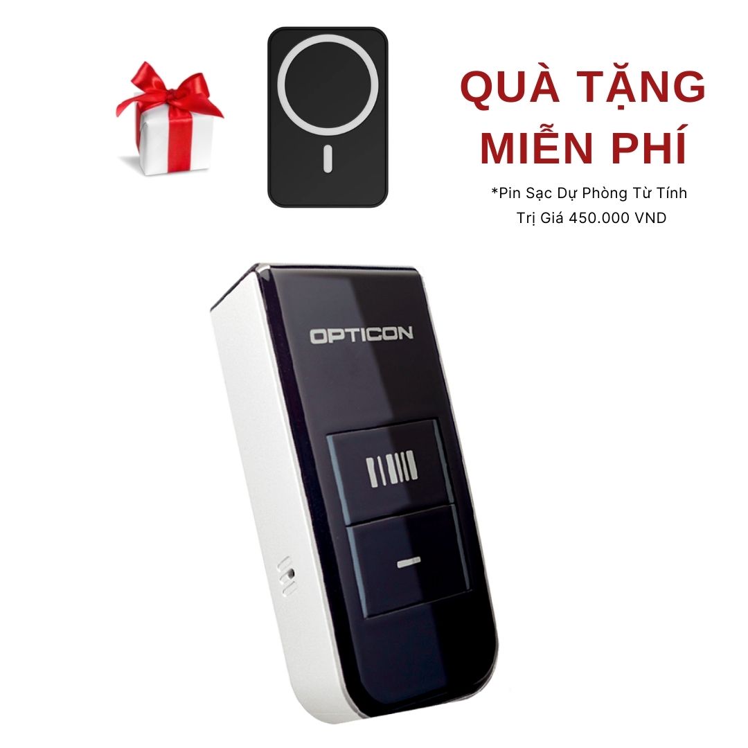 Máy Đọc mã vạch 2D Bluetooth OPTICON PX20 (2D CMOS) - Hàng Chính Hãng - [GIFT] Pin Sạc Dự Phòng Từ Tính 5000mAh