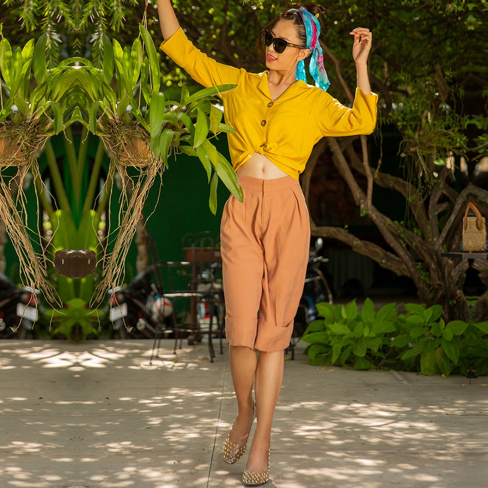Quần Lửng Quần Culottes Thời trang thiết kế Hity PAN038