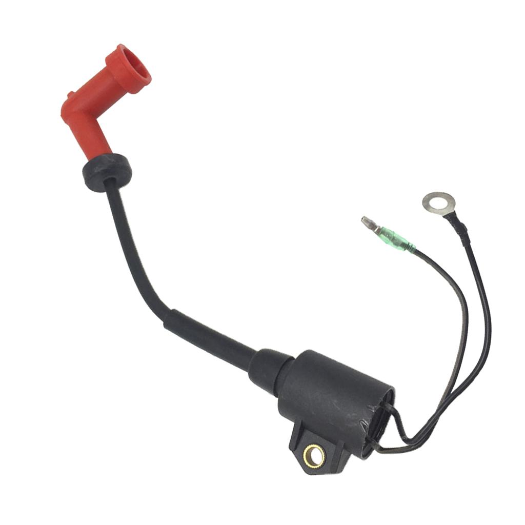 Outboard Ignition Coil with Cap Part for Yamaha 9.9HP,15HP  Engine