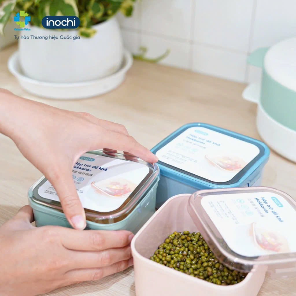 Hộp trữ đồ khô Hokkaido - an toàn vệ sinh thực phẩm, kháng khuẩn khử mùi, an toàn cho sức khỏe