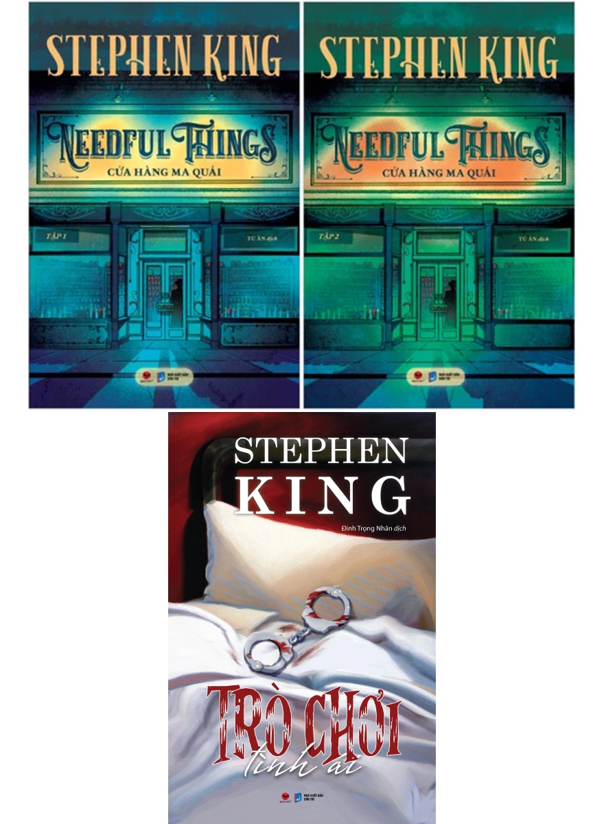 Combo Needful Things - Cửa Hàng Ma Quái + Trò Chơi Tình Ái (Bộ 3 Cuốn) - BV
