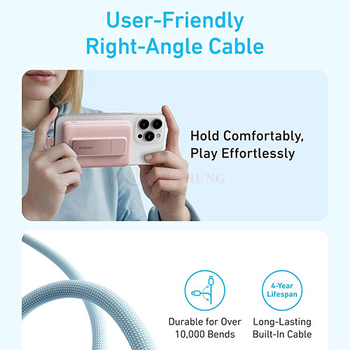 Sạc dự phòng Anker Zolo Power Bank 1C 30W 10000mAh A1685 - Hàng chính hãng