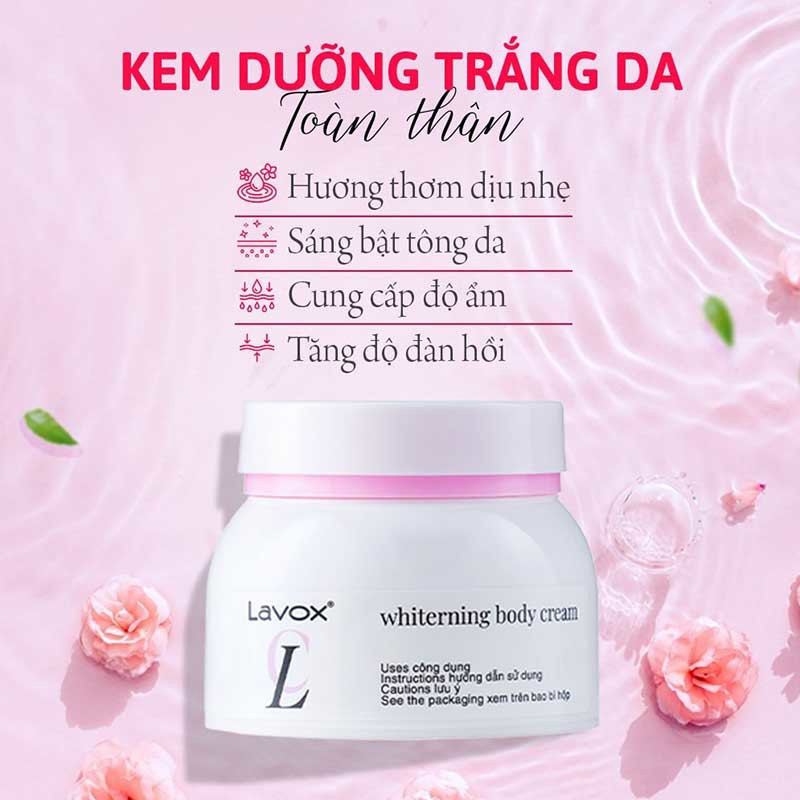 Kem Trắng Da Toàn Thân Lavox