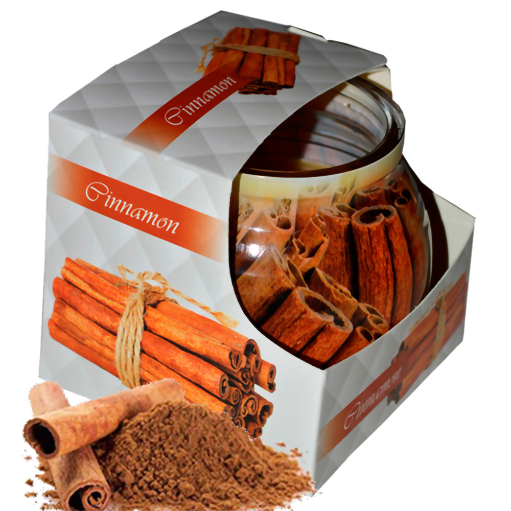 Ly nến thơm tinh dầu Admit Cinnamon 85g QT04539 - hương quế