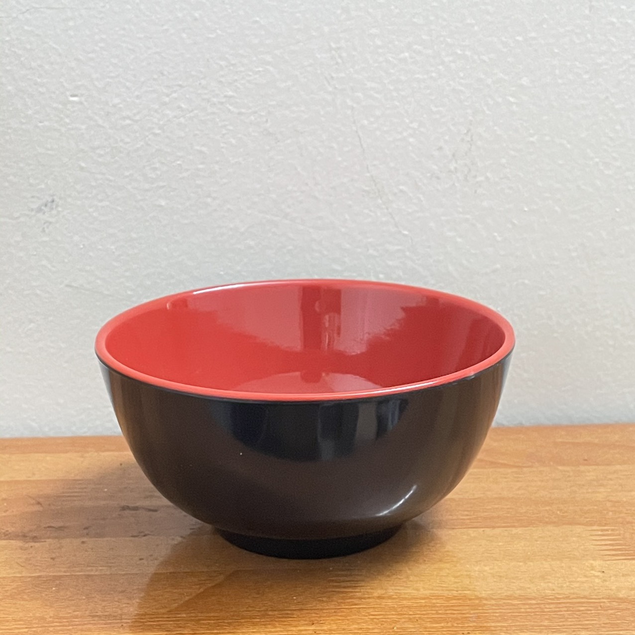 Chén Nhựa Melamine Hai Lớp Đỏ Đen Chén Cơm