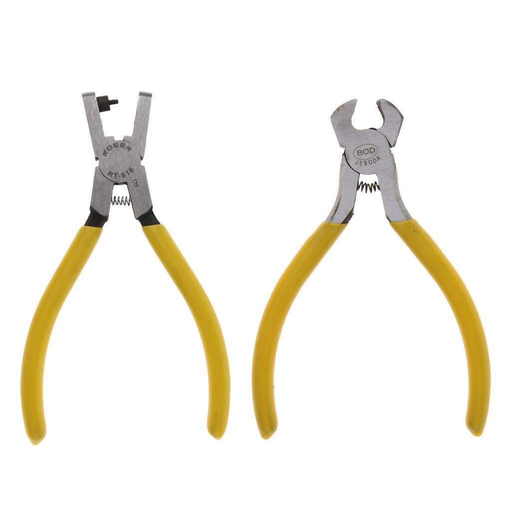 Universal Leather Belt Hole Puncher Manual Punching Plier + End Cutter Plier