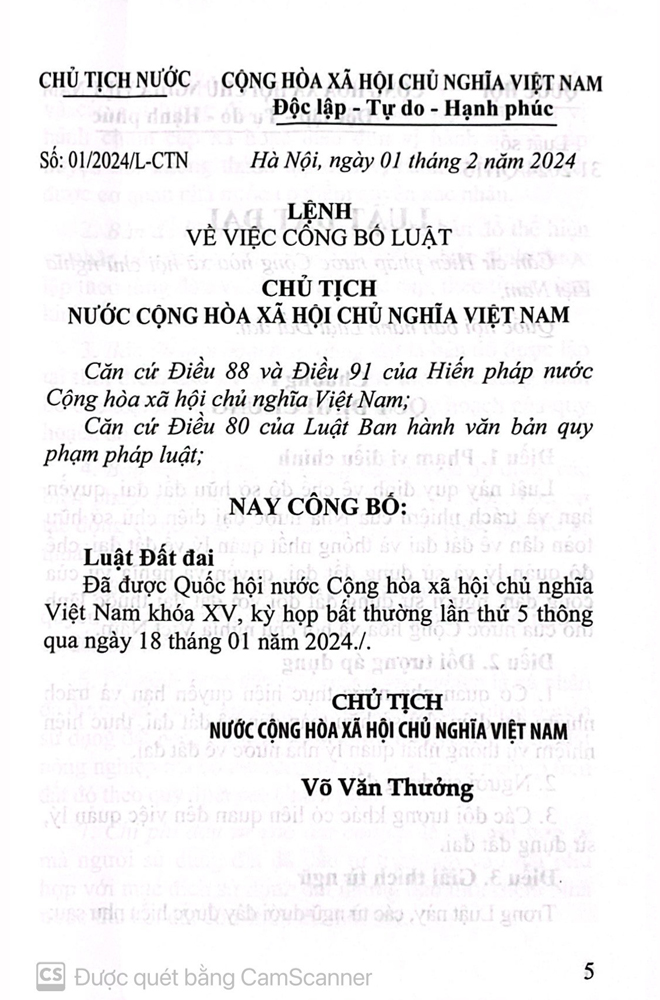 Luật Đất Đại Năm 2024