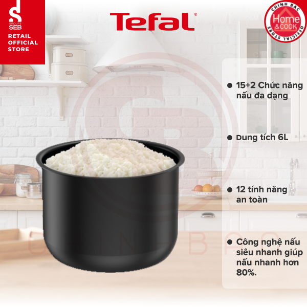 Nồi áp suất điện đa năng Tefal CY601868 - Hàng chính hãng