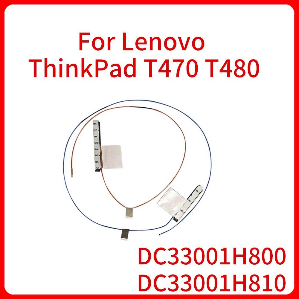 New Original DC33001H800 DC33001H810 For Lenovo ThinkPad T470 T480 laptop wlan wwan 3G 4G antenna Kit 01YR494 01YR495