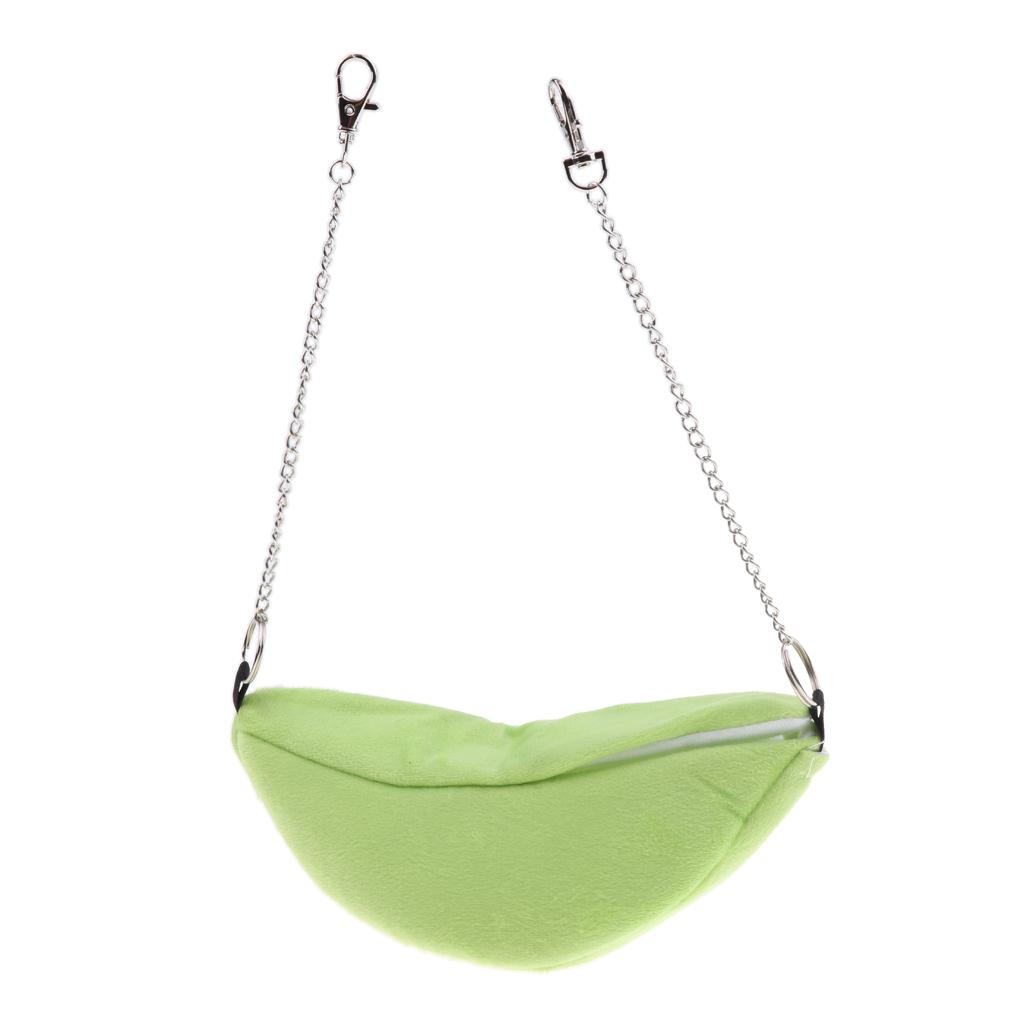 2Pcs Banana Hamster Bed, House Hammock Small Animal Bed House Cage Nest Hamster