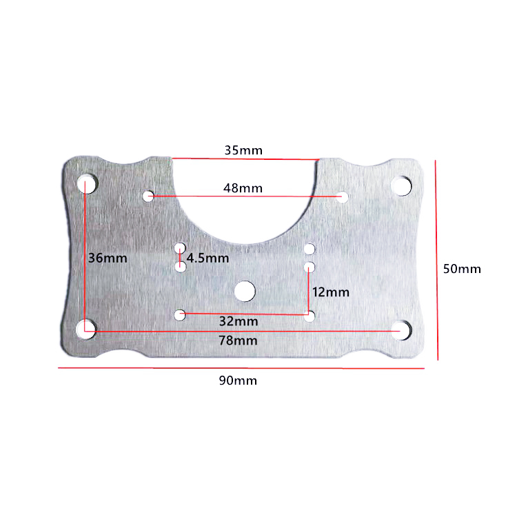 Combo 10 Miếng Tấm Pát Pad Thép Vuông Chữ Nhật Sửa Bản Lề Tủ Cửa Gỗ Lỗ Vít Door Hinge Repair Kit