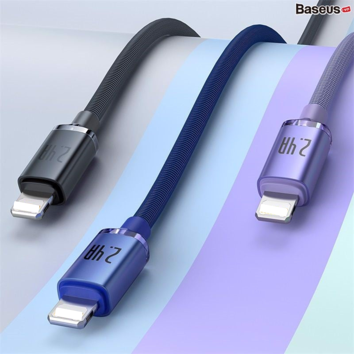 Cáp sạc nhanh Baseus Crystal Shine Series Fast Charging Data Cable Type C to IP CAJY 20W  - Hàng chính hãng