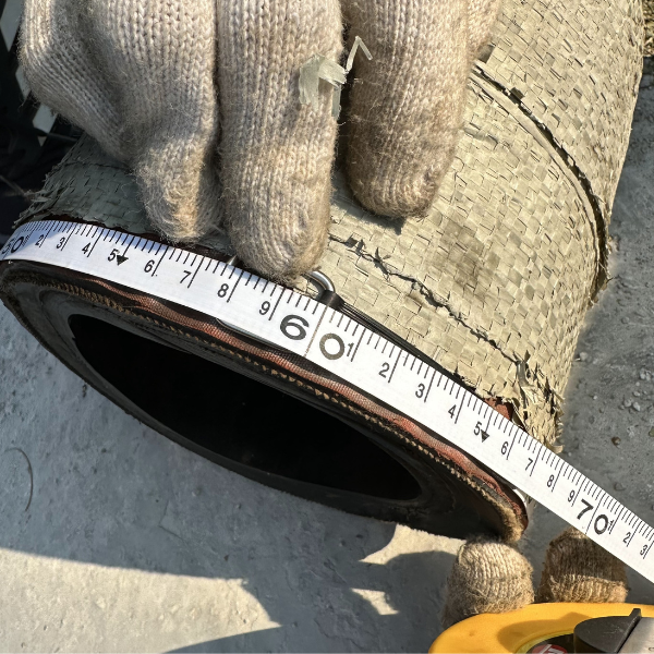 Ống cao su bố thép phi 125mm - Ống rồng hút bùn cát