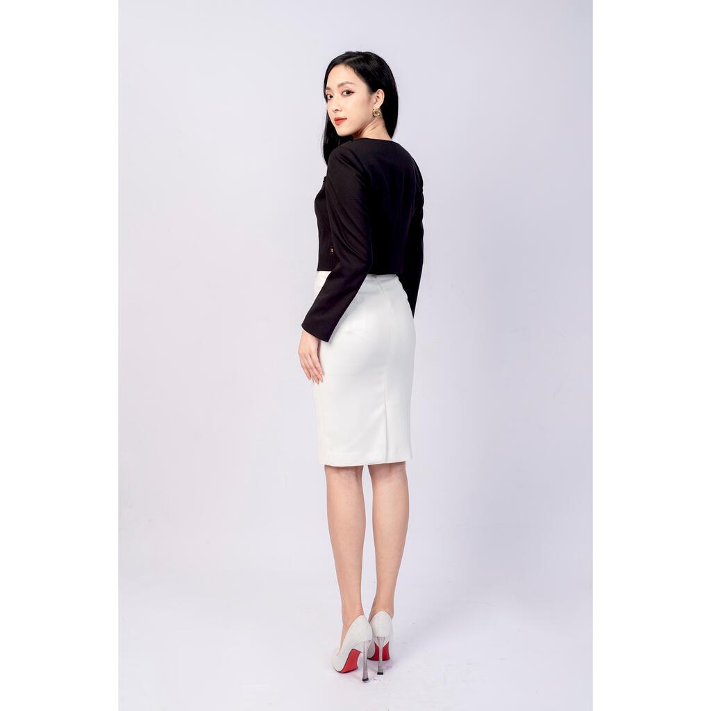 Áo vest, kiểu dáng croptop cổ tròn MMOutfit M-AV000521006