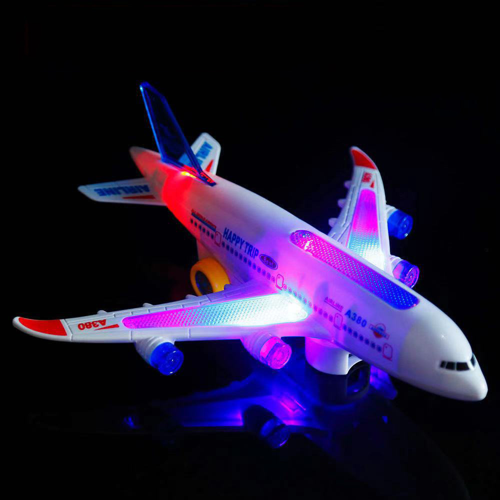 Đồ chơi máy bay có âm thanh ánh sáng sinh động, Đồ chơi trẻ em mô hình máy bay