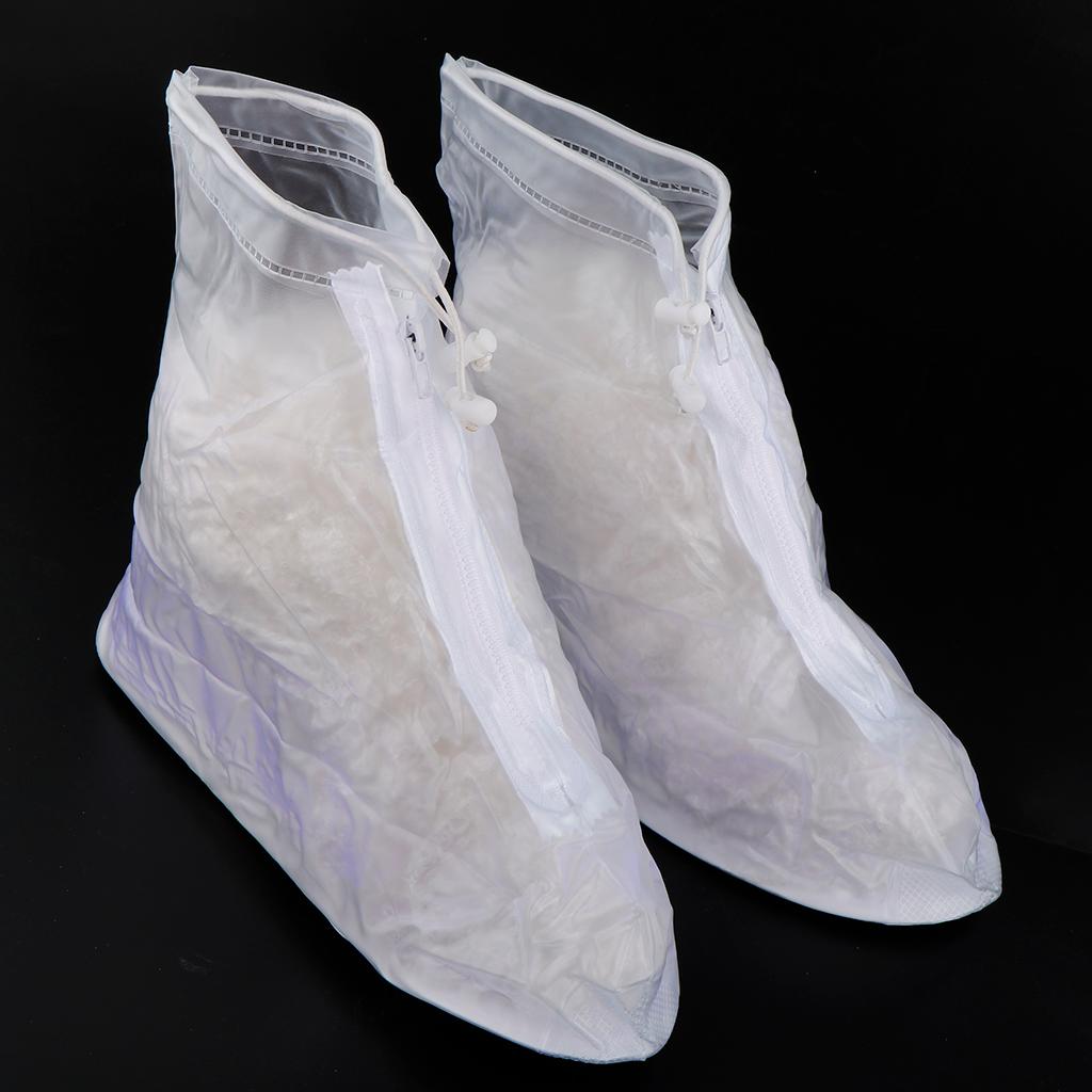 1 Pair Waterproof Rain Boot Cover Reusable Slip Resistant Shoe Covers S