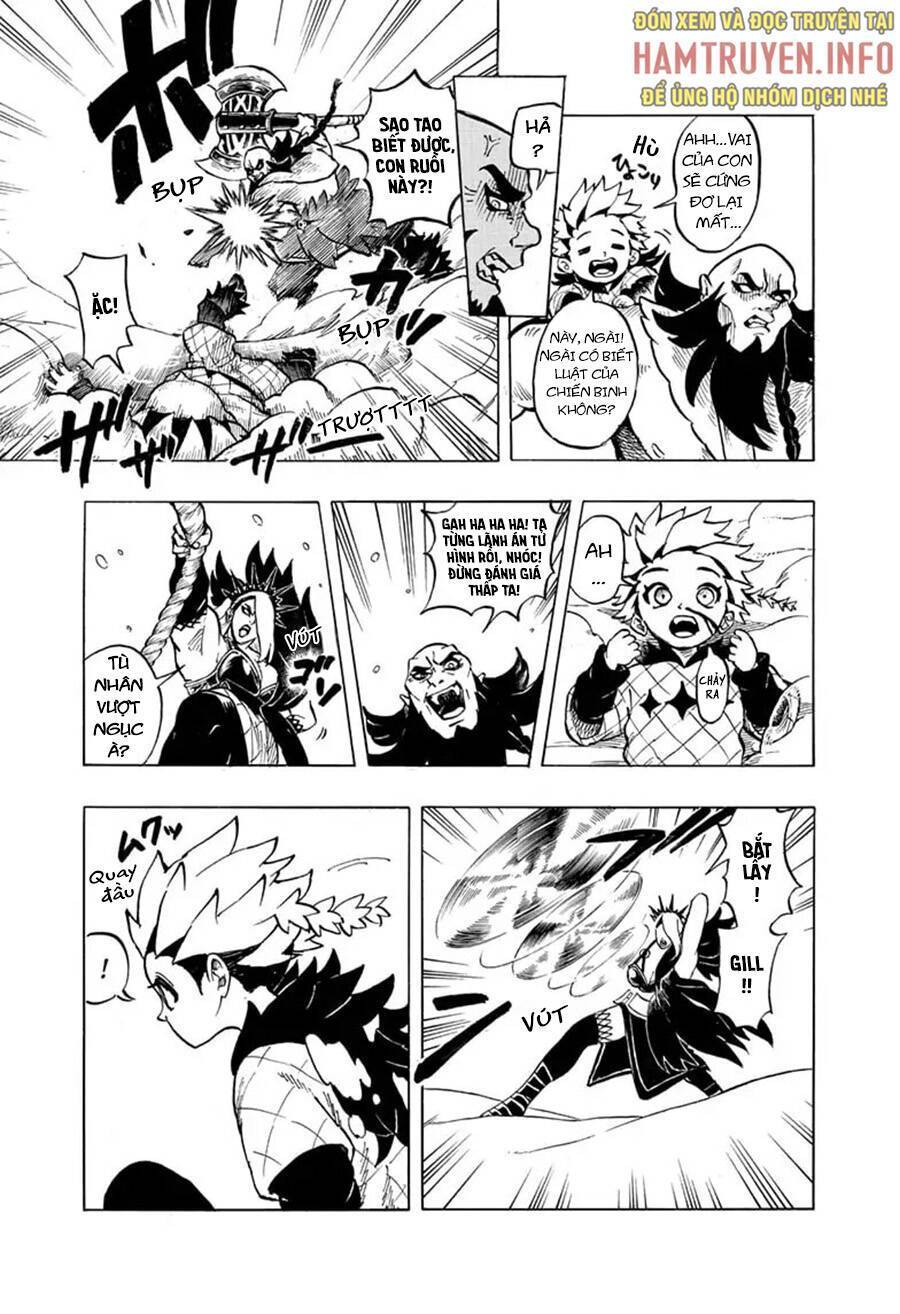gill: "không ai có thể đánh bại ta khi ta dùng rìu!" chapter 1 13