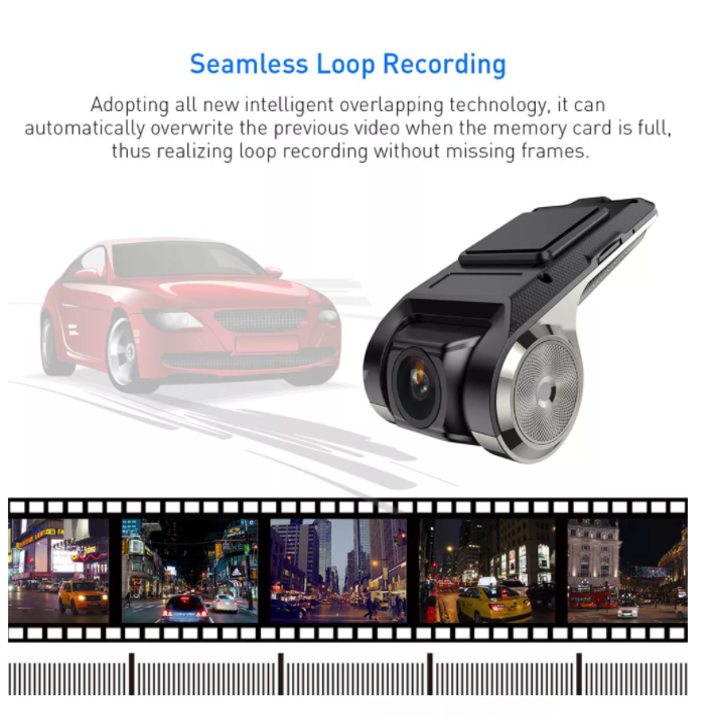 Camera Hành Trình U6 Dùng Cho Xe Hơi, Ô Tô Kết Nối Màn Hình DVD Android