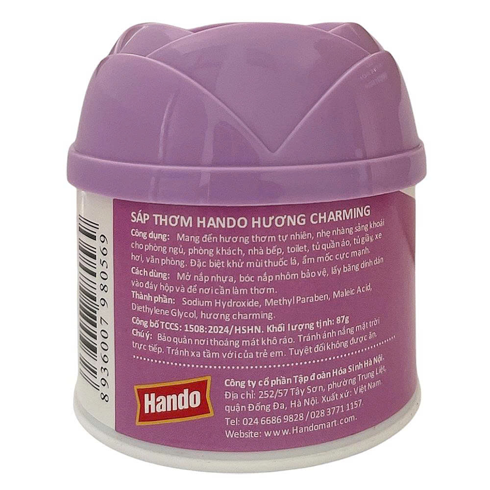 Sáp thơm 87gr Hando 6 mùi huơng (new)