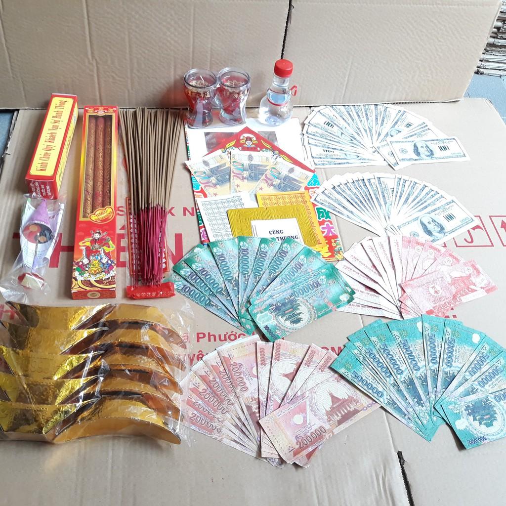Combo Cúng Khai Trương Trọn Bộ Đầy Đủ - Hàng Mã Thiên Lộc