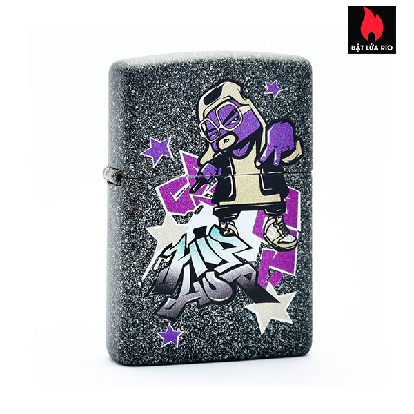 Bật Lửa Zippo Asia 211-C-000003 – Hip Hop Design – Iron Stone