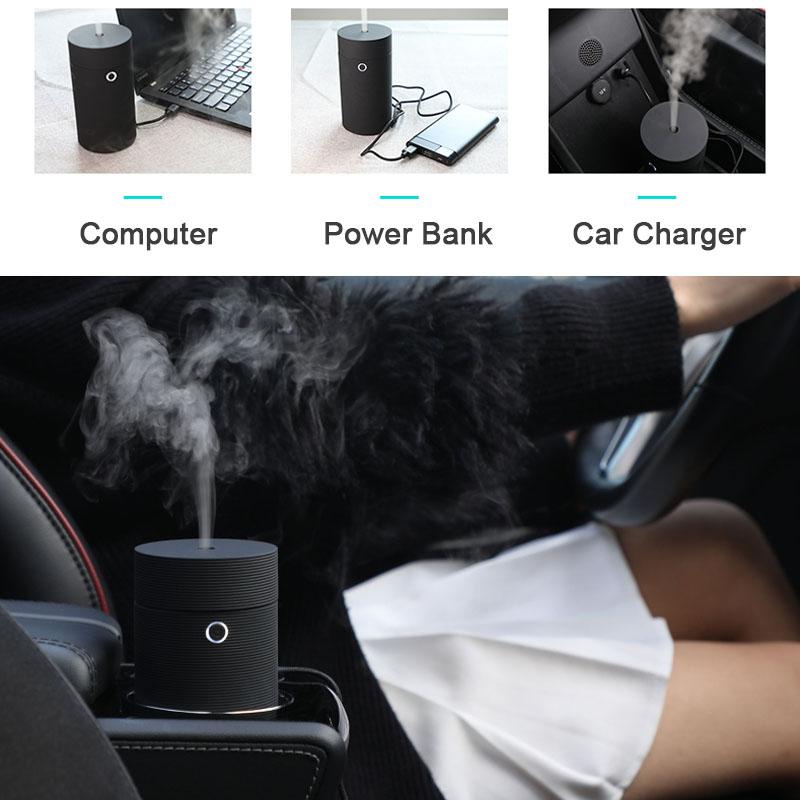 Tự Động Siêu Âm Hương Thơm Máy Khuếch Tán Tinh Dầu Cho Xe Ô Tô Văn Phòng Máy Khuếch Tán Tinh Dầu Phun Sương Tạo Ẩm Không Khí Nhà Làm Thơm Phòng USB Nano Thoáng Mát Phun Sương Tạo
