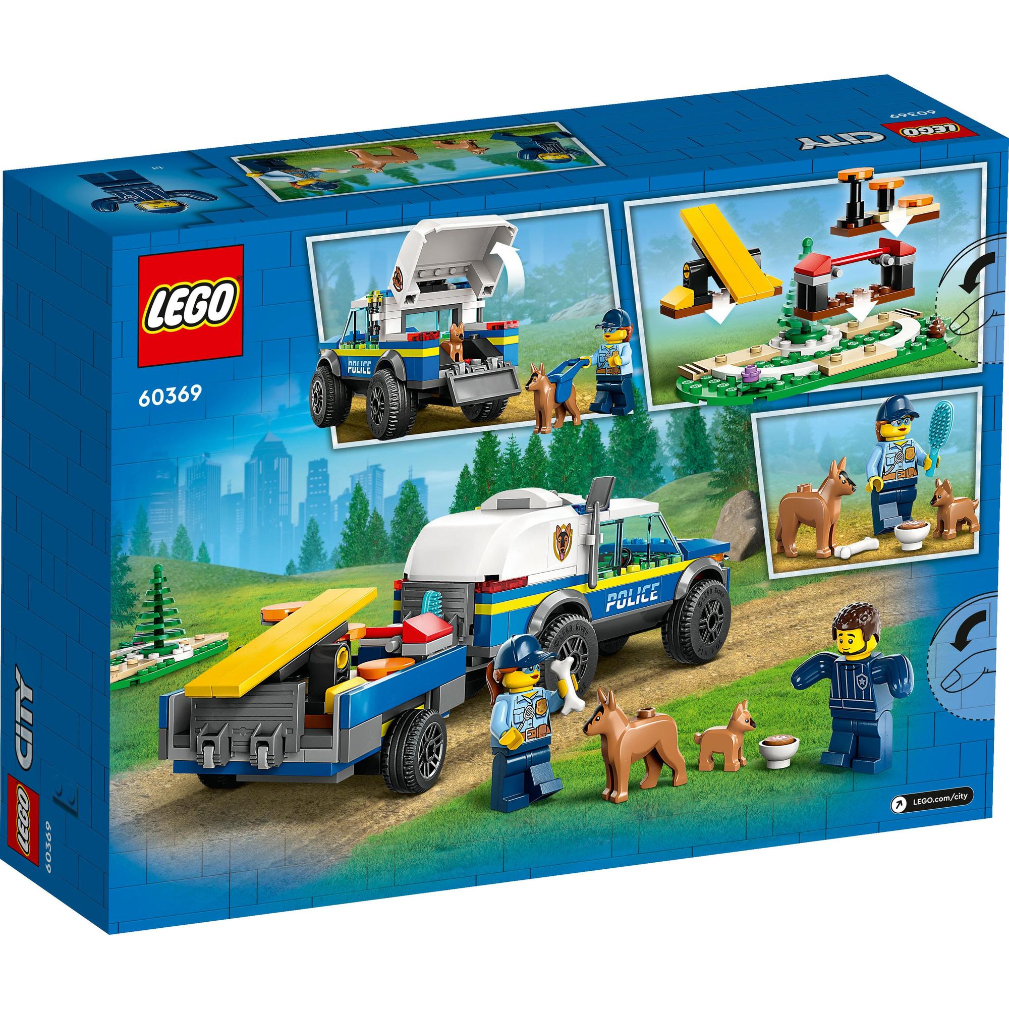 LEGO City 60369 Xe Huấn Luyện Cảnh Khuyển (197 Chi Tiết)