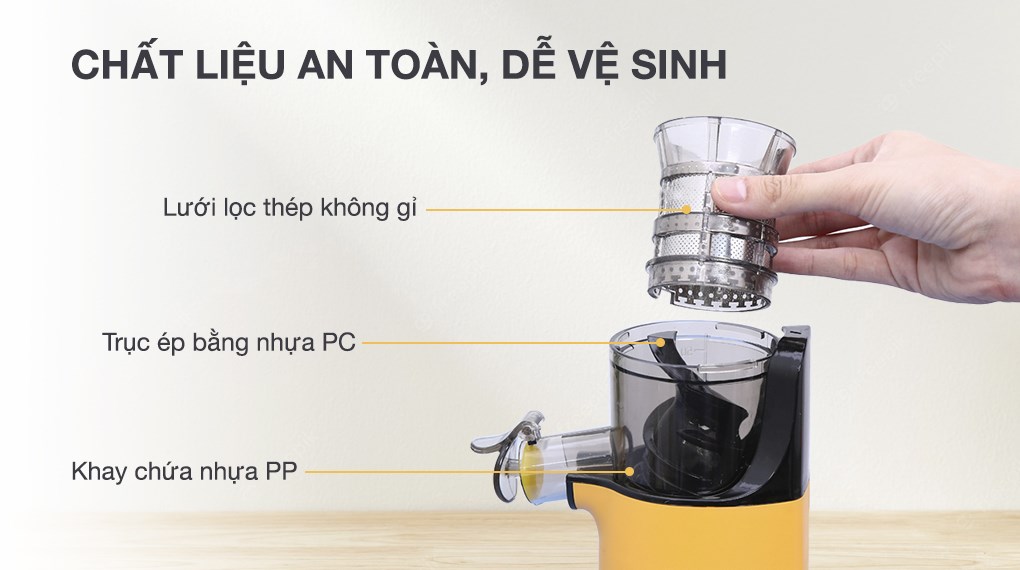 Máy Ép Chậm Hoa Quả Trái Cây JL-01 - Màu Ngẫu Nhiên - Hàng Chính Hãng