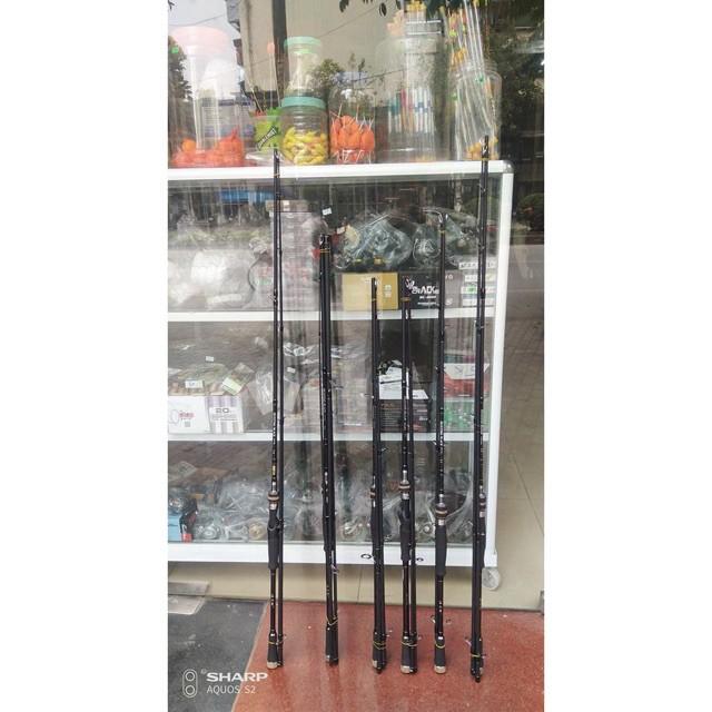 Cần câu Lure Hunting Black 2 ngọn, độ cứng MH và H.
