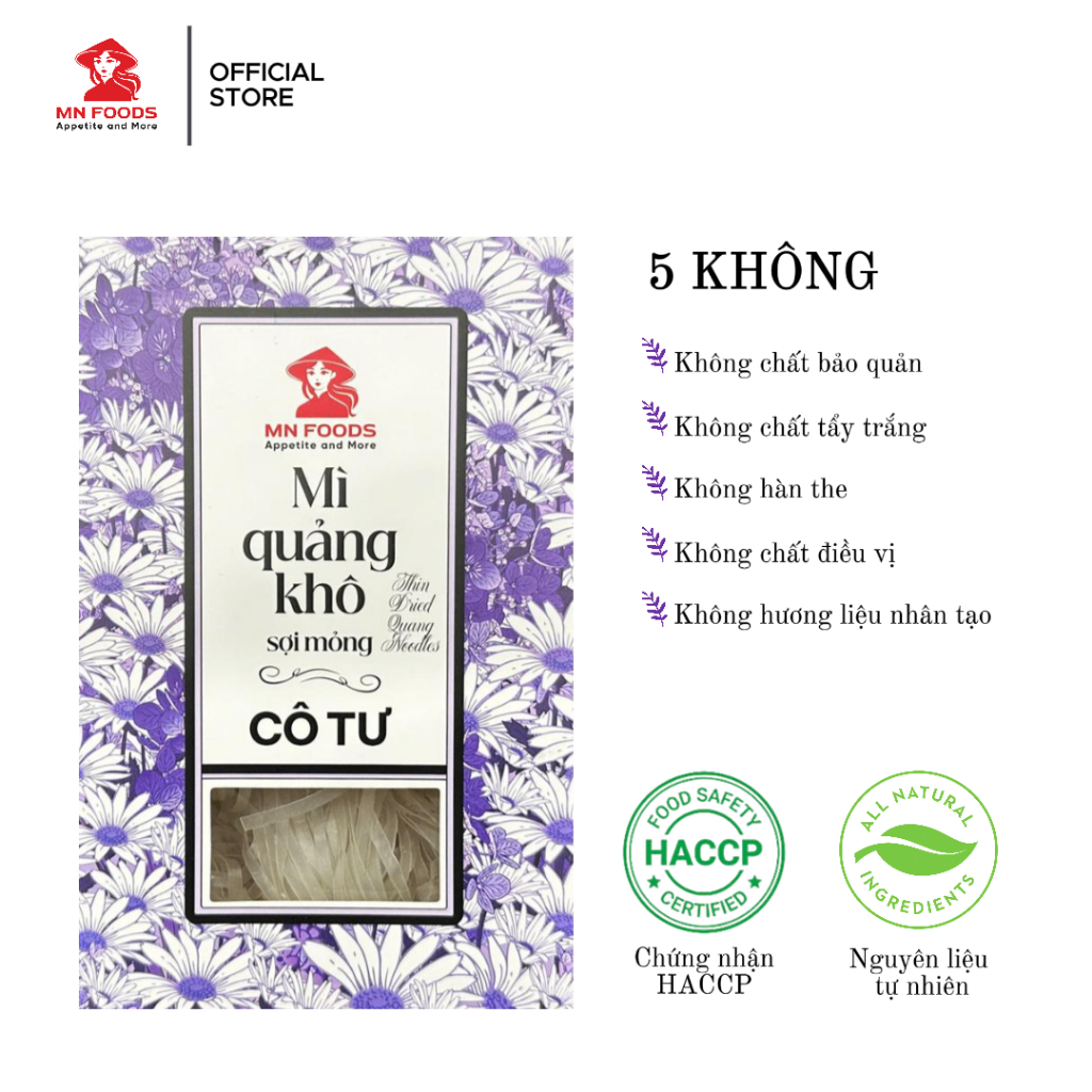 Mì Quảng Khô Cô Tư của MN FOODS