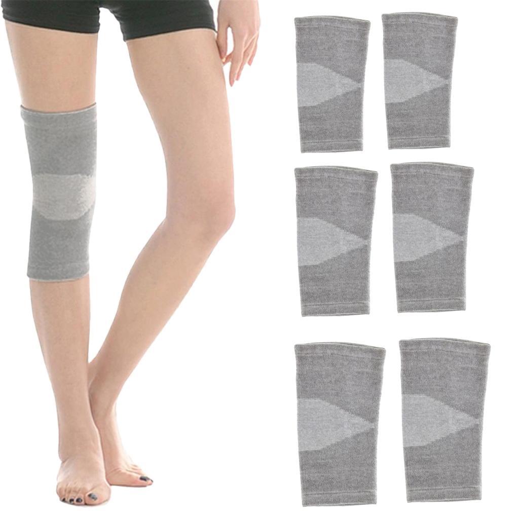 Bamboo Fabric Knee Compression Sleeves Elastic Knee Support