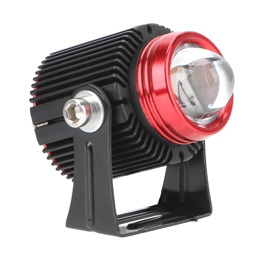 Set 2 đèn pha LED chống thấm nước bằng thép hai màu sắc dành cho xe mô tô