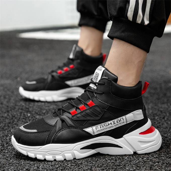 Giày Thể Thao Nam GEMI - Giày Sneaker Màu Đen, Giày Thể Thao Chạy Bộ, Thoáng Khí - G5336