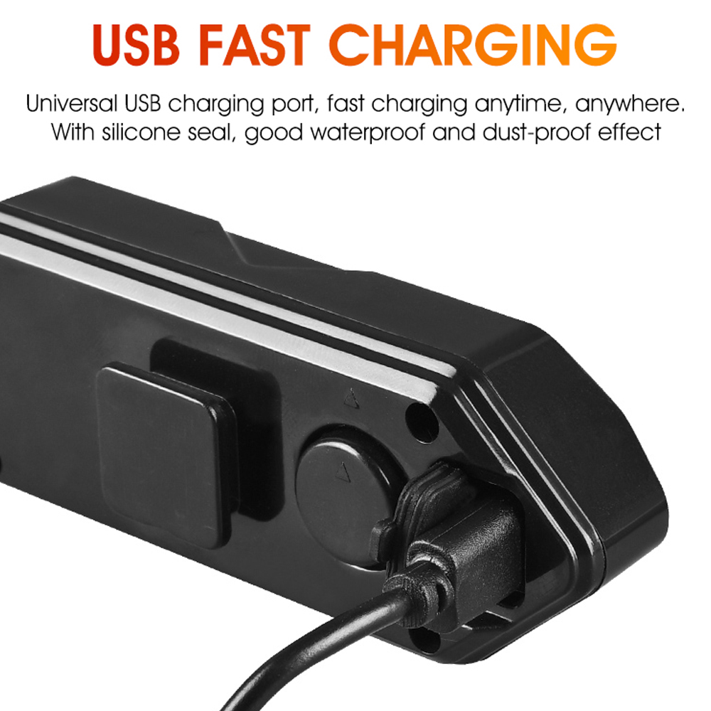 Đèn xi nhanh xe đạp phía sau USB điều khiển không dây, dễ vận hành