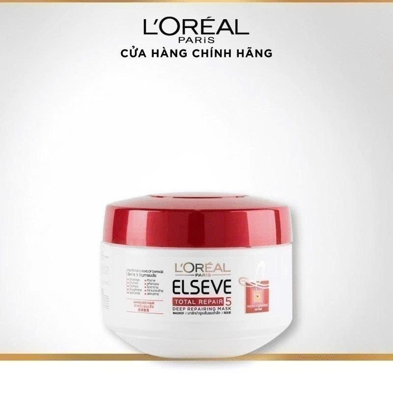 Kem Ủ Tóc L'Oréal Paris Hỗ Trợ Phục Hồi Tóc Hư Tổn 200ml