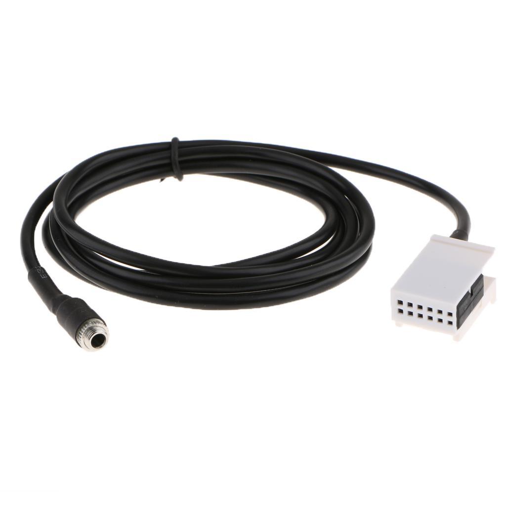 3.5mm Female Jack AUX AUDIO Cable Input Adapter For Golf 6 RCD510 RCD310