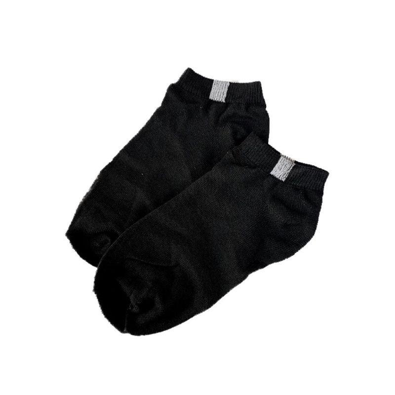 Vớ nam nữ cổ ngắn chất Cotton 100%, tất co giãn chống hôi chân kháng khuẩn hàng xuất khẩu