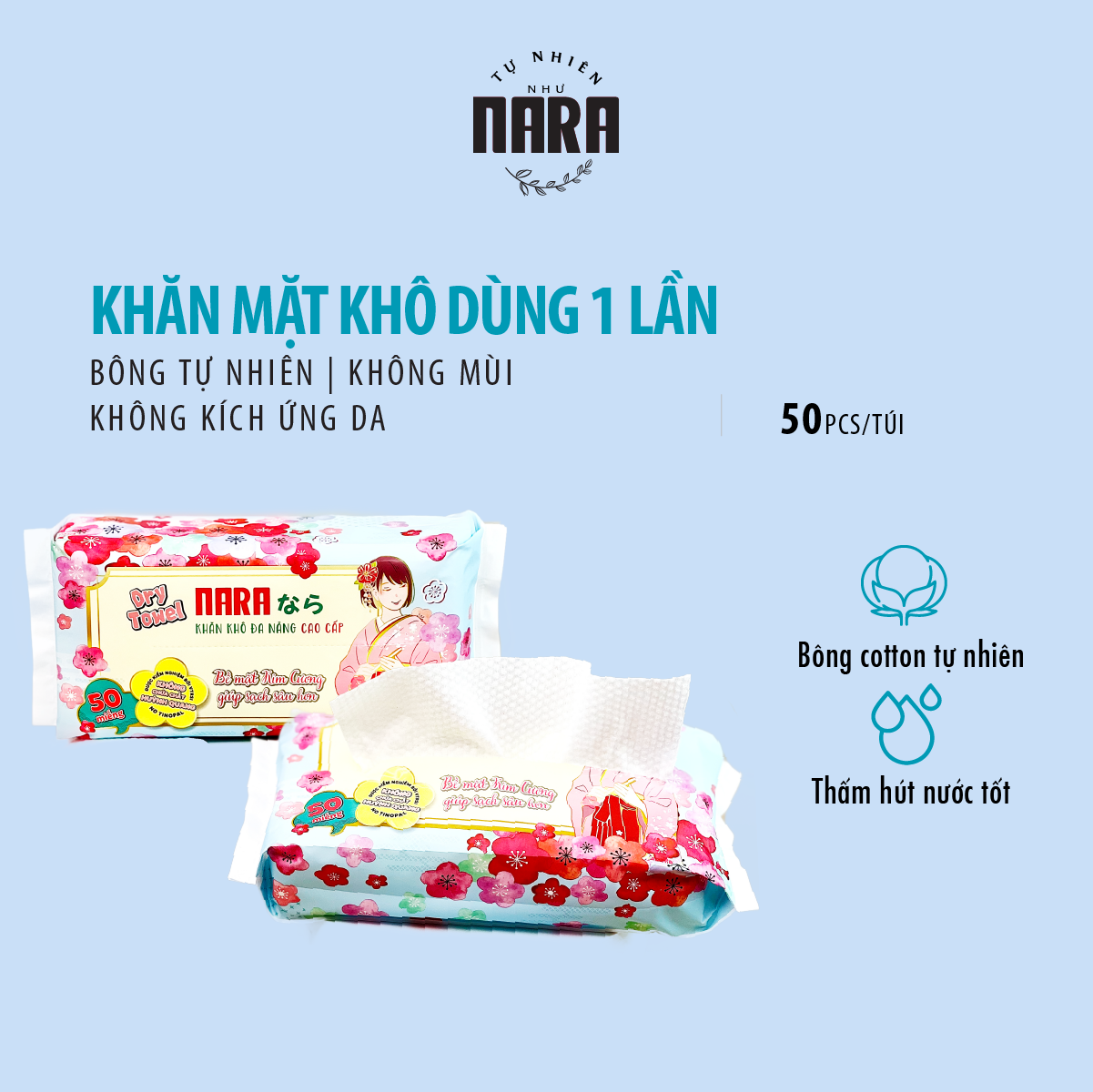 MUA 9 mặt nạ TẶNG 2 ( bông tẩy trang 160 miếng+khăn khô 50 miếng )