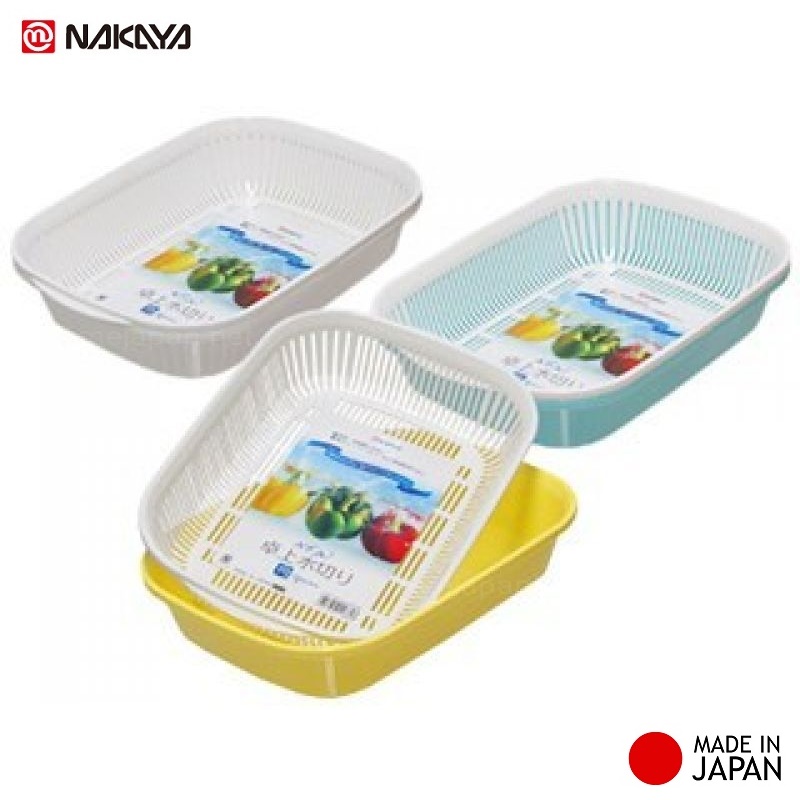 Bộ khay đựng rau củ 2 lớp Nakaya - Nội địa Nhật Bản