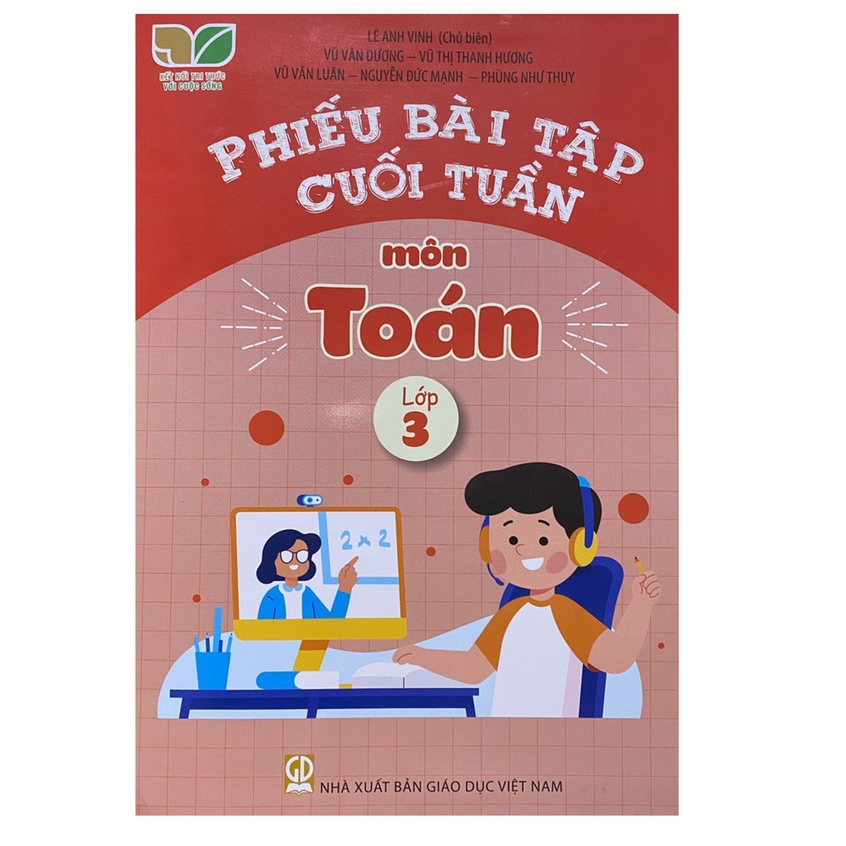 Sách - Combo 3 Phiếu bài tập cuối tuần Toán, Tiếng Việt, Tiếng Anh Lớp 3 - Kết Nối Tri Thức
