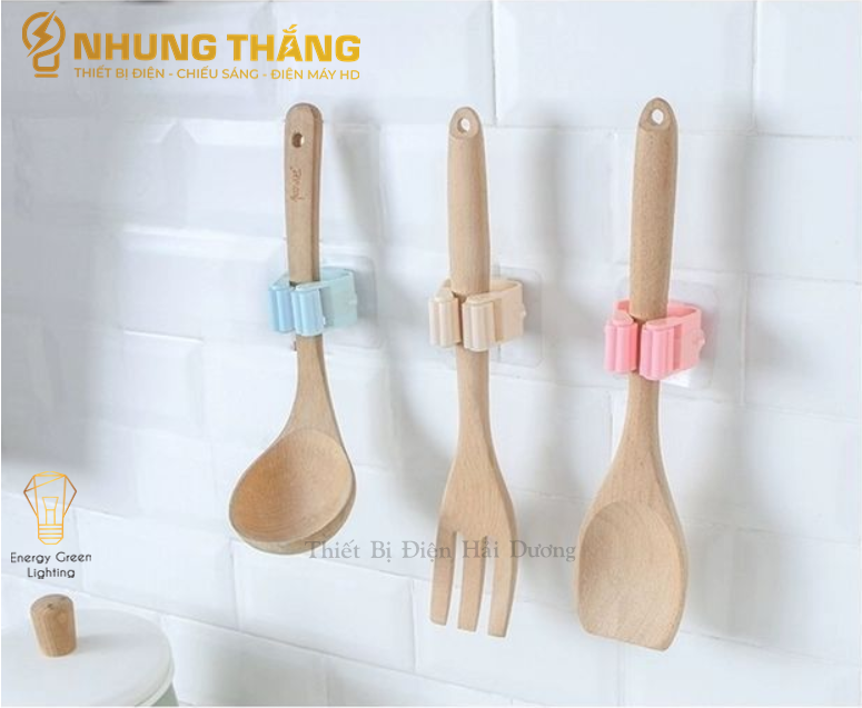Móc Dán Tường Kẹp , Giữ Các Dụng Cụ Lau Dọn Trong Nhà - Móc Treo Chổi, Treo Ô, Đồ Dùng - Chịu Lực Tốt