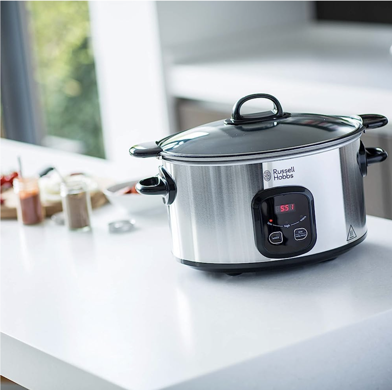 Nồi Nấu Chậm Russell Hobbs Maxi Cook 22750-56 200W 6L - Hàng Chính Hãng Nhập Khẩu
