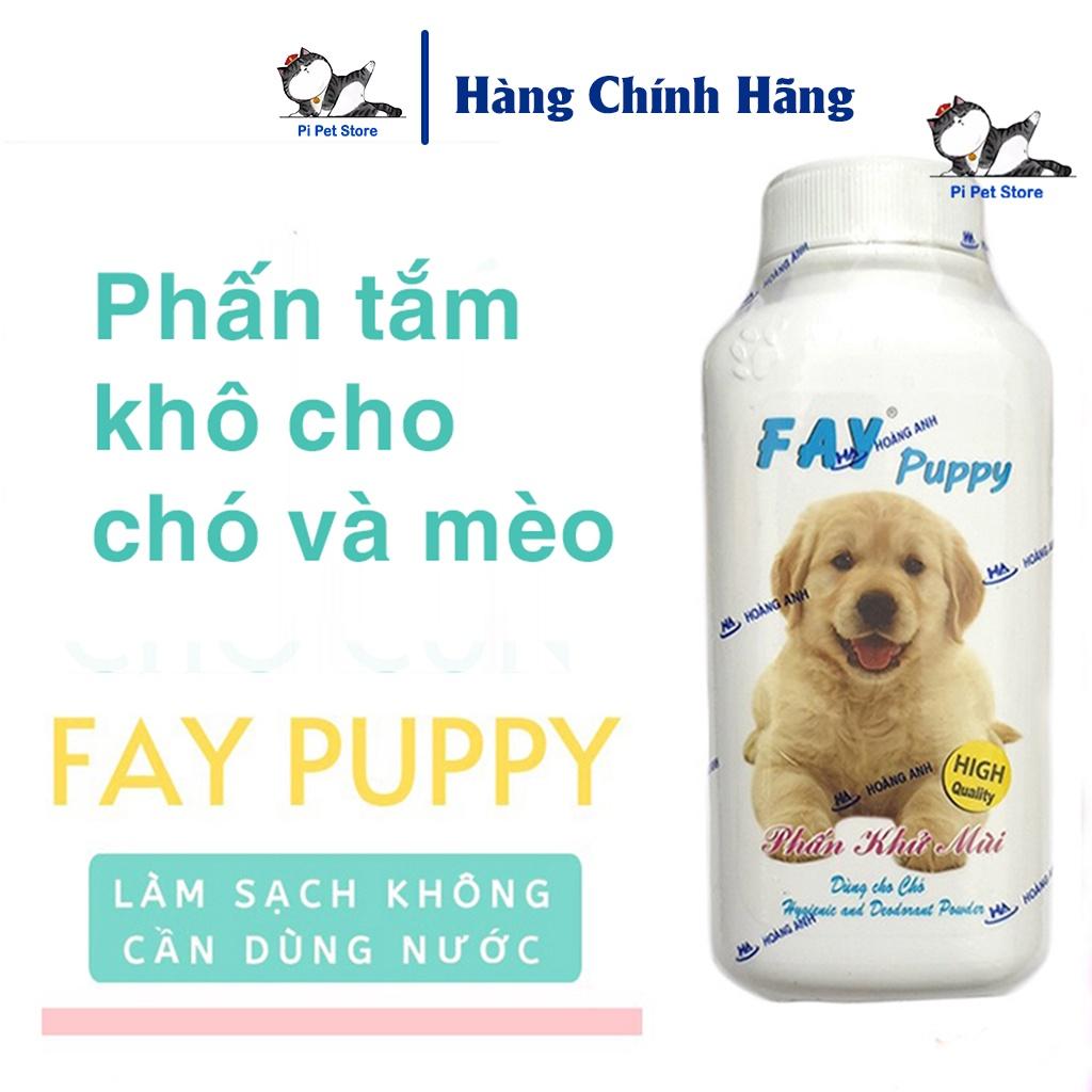 Bột tắm khô cho chó mèo Fay - Phấn tắm khô cho chó mèo Fay